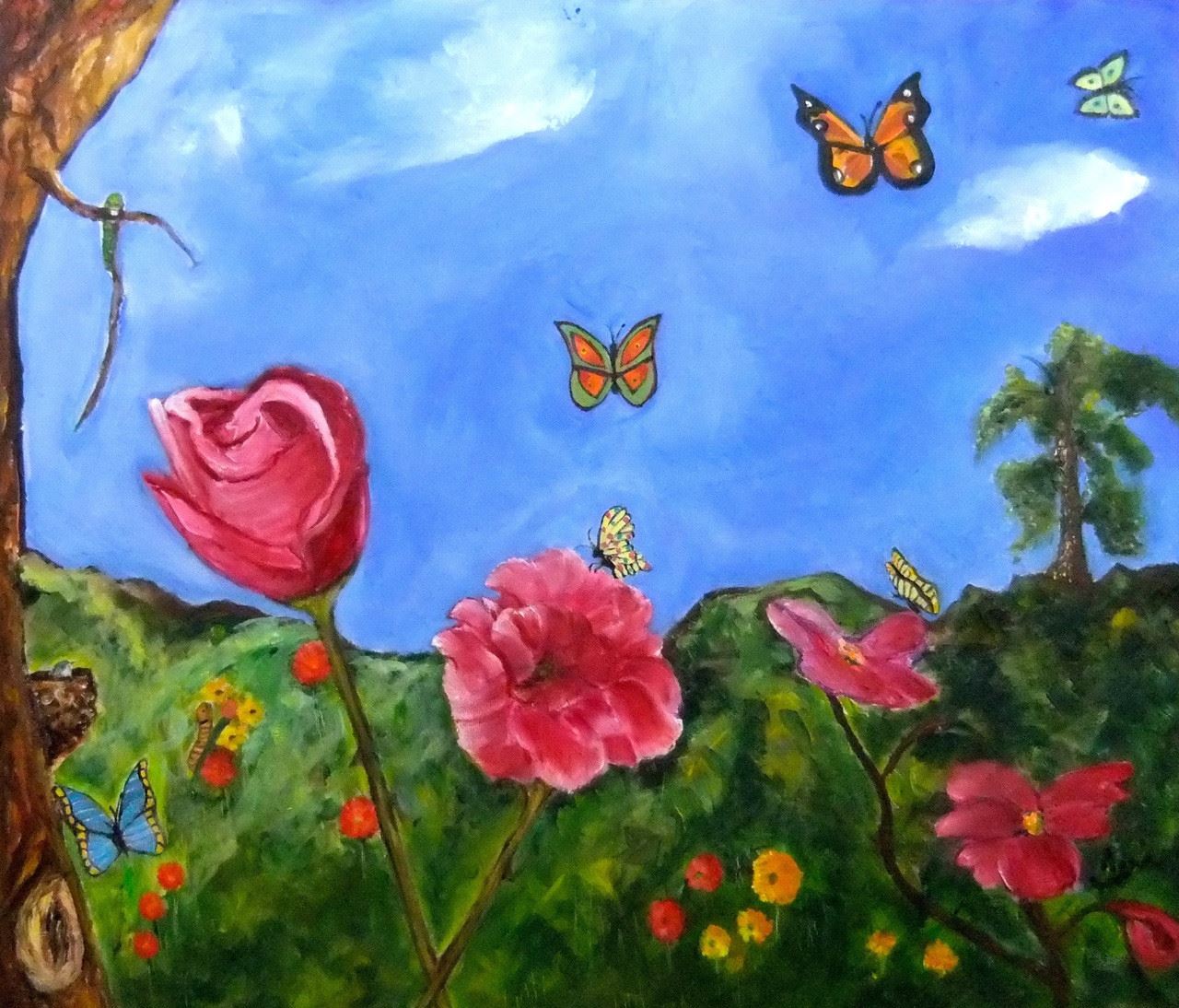 Butterfly Garden by Teri Levine