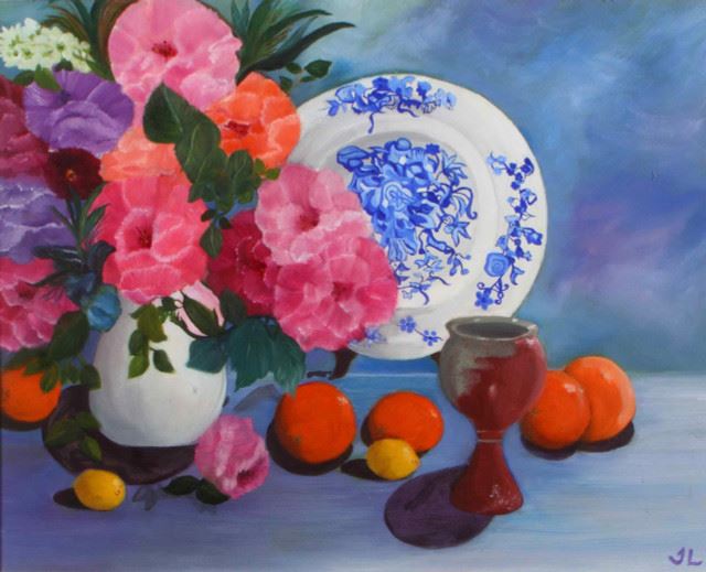Still Life with Flowers by Teri Levine